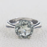 Amethyst Birthstone Sterling Silver Rings