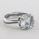 Amethyst Birthstone Sterling Silver Rings