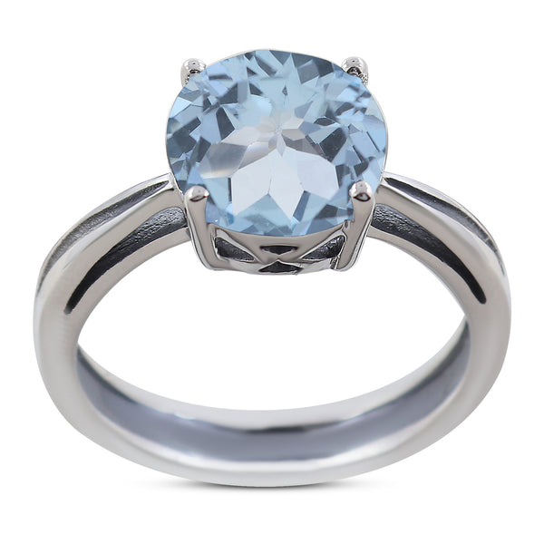 Amethyst Birthstone Sterling Silver Rings