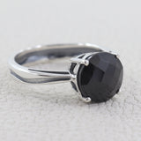 Amethyst Birthstone Sterling Silver Rings