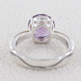 Amethyst Birthstone Sterling Silver Rings