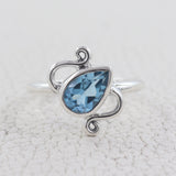 Natural Amethyst Silver Ring