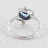 Natural Amethyst Silver Ring