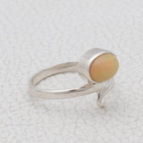 925 Silver Ethiopian Opal Ring