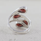 Natural Citrine Silver Ring