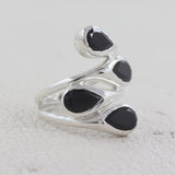 Natural Citrine Silver Ring