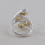 Natural Citrine Silver Ring