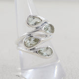 Natural Citrine Silver Ring
