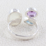 925 Sterling Silver Larimar Rings