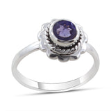 925 Sterling Silver Natural Garnet Rings