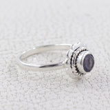 925 Sterling Silver Natural Garnet Rings