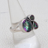 925 Sterling Silver Mystic Quartz Ring