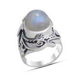 Labradorite Silver Rings