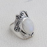 Labradorite Silver Rings