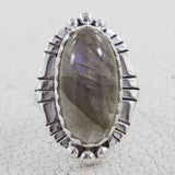 Labradorite 925 Sterling Silver Rings