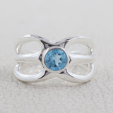 Iolite Silver Rings