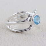 Iolite Silver Rings