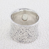 Rainbow Moonstone Sterling Silver Rings