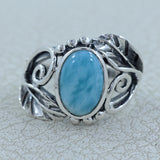 Larimar Silver Rings