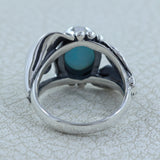 Larimar Silver Rings