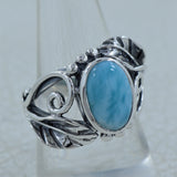 Larimar Silver Rings