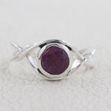 Amethyst Silver Ring