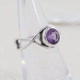 Amethyst Silver Ring