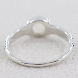 925 Silver Rainbow Moonstone Rings