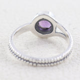 Amethyst Silver Ring