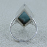 Larimar Silver Rings