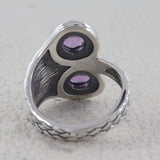 Amethyst Silver Ring