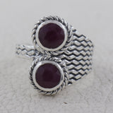 Amethyst Silver Ring