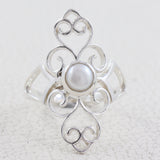 Natural Amethyst Silver Rings