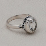 Natural Amethyst 925 Sterling Silver Ring