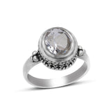 Natural Amethyst 925 Sterling Silver Ring