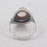 Natural Larimar Silver Rings