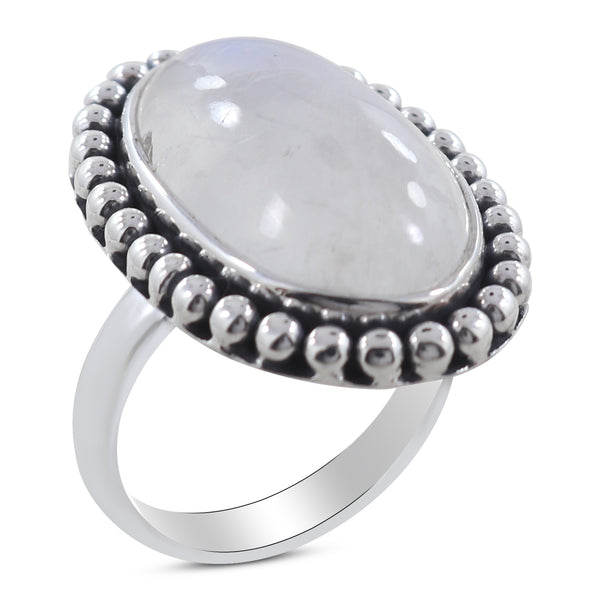 Black Rutile Quartz Silver Rings