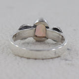 Natural Ethiopian Opal Silver Rings
