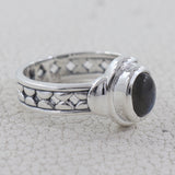 Natural Ethiopian Opal Silver Rings