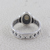 Natural Ethiopian Opal Silver Rings