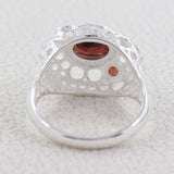 Natural Amethyst 925 Sterling Silver Ring