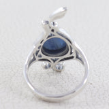 Natural Kyanite 925 Sterling Silver Rings