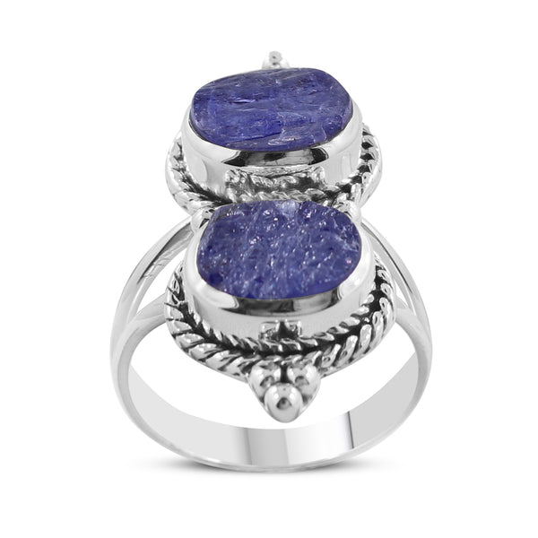 Raw Aquamarine 925 Sterling Silver Handmade Rings