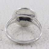 Rainbow Moonstone Sterling Silver Rings