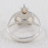 Ethiopian Opal Silver Rings