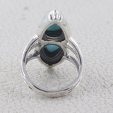 Rainbow Moonstone 925 Sterling Silver Rings