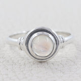 Blue Larimar 925 Sterling Silver Rings
