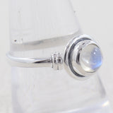 Blue Larimar 925 Sterling Silver Rings