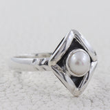 Natural Pearl 925 Sterling silver Ring