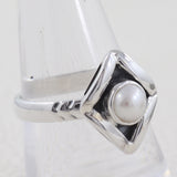 Natural Pearl 925 Sterling silver Ring